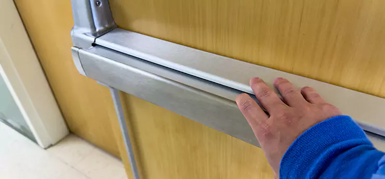 Installing a Push Bar on a Door North Royalton